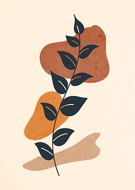 Contemporary Leaf Art