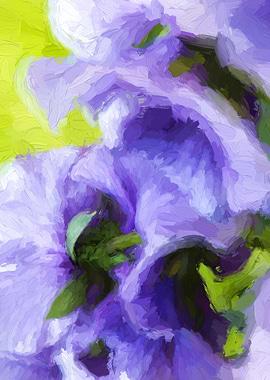 violet in the garden