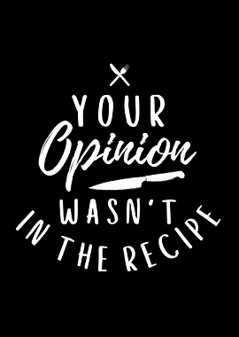 Sarcastic Chef Quote