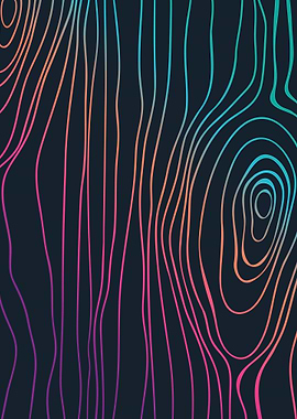 Colorful Wood Texture