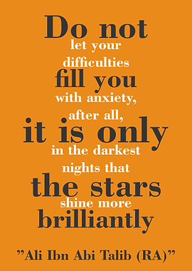 Do not let your difficulti