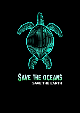 Save the Oceans earth