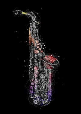saxophone scribbles