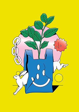 ABSTRACT BAG SURREALISM