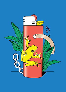 ABSTRACT FROG SURREALISM