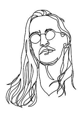 brandon boyd line art