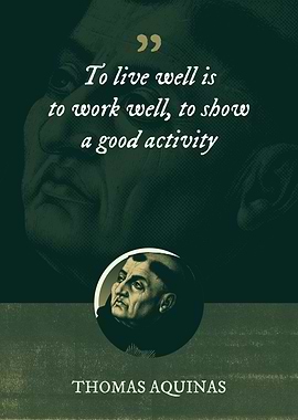 To live well is to work