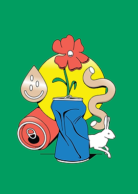 ABSTRACT CAN SURREALISM