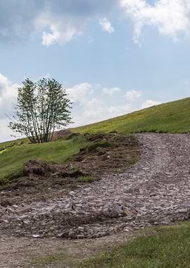 street in the mountain