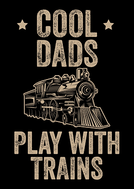 Cool Dads Play With Trains