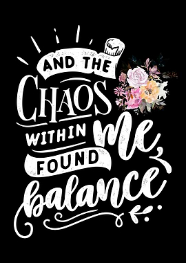 Within me found balance