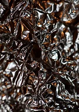 Alu folie closeup abstract