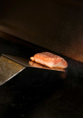 Fish on grill greek style