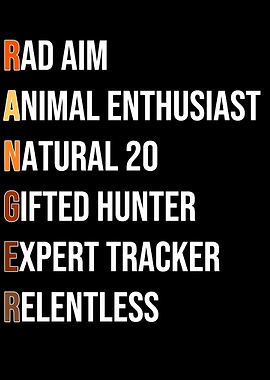 Ranger Hunter Class RPG