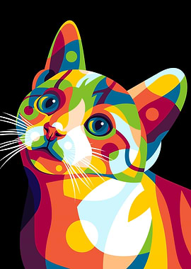 The Cute Cat Portrait