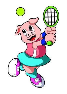 Pig Sports Tennis