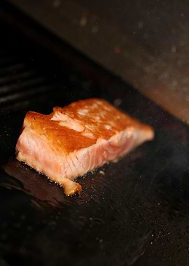 Fish on grill greek style