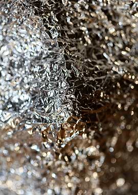 Alu folie closeup abstract