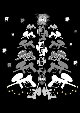 Paintball Christmas Tree