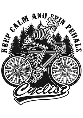 Skeleton Cyclist