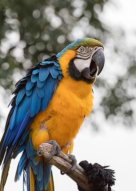 ara ararauna parrot