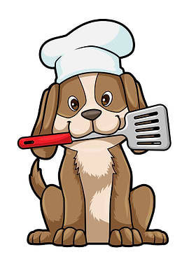 Dog Cook Cooking hat
