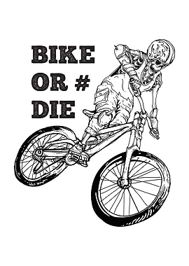 BIKE OR DIE Skeleton