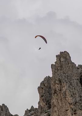 rocky mountain and cloudy