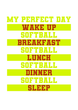Softball Perfect Day