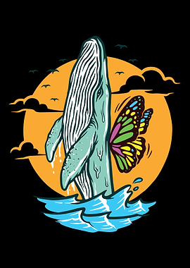 Whale Marine Sea Gift Idea