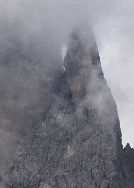 rocky mountain and cloudy