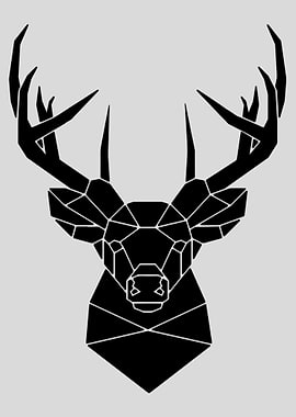Deer Animal low polygon