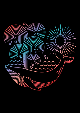 Whale Marine Sea Gift Idea