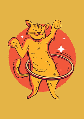 HULA HOOP CAT