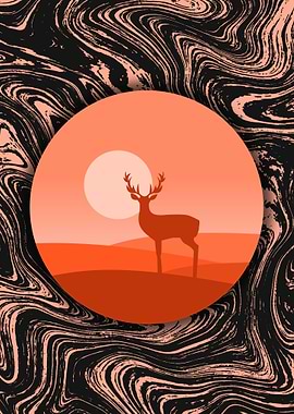 Deer Landscape