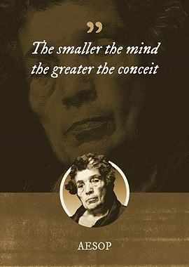 The smaller the mind the