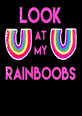 Funny Rainbow Breasts Tits