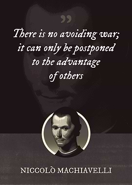 There is no avoiding war