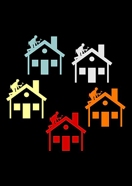 Roofer Motif Gift Idea