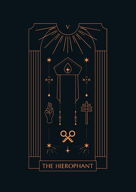 Black Tarot THE HIEROPHANT