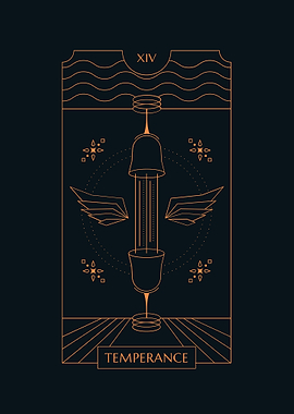 Black Tarot TEMPERANCE