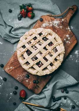 Blue berry pie
