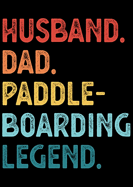 Husband Dad Paddleboarding