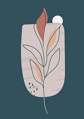 Botanical Plant Leaf Art