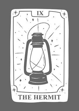White Tarot THE HERMIT