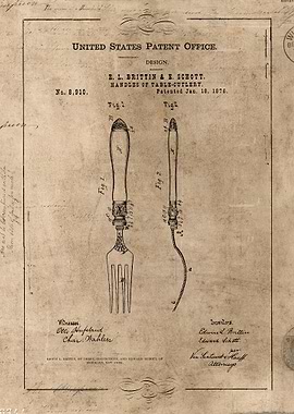 Patente Cubierto antiguo