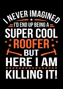 Roofer Motif Gift Idea