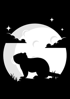 Beaver Moon Beaver Gift Pe