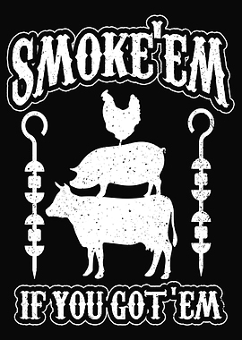 BBQ Grill Smoker Meat