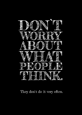 Do not worry